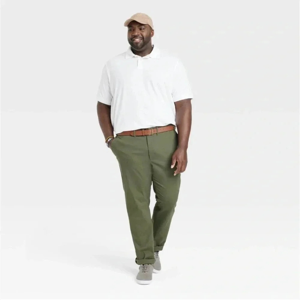 Men's Big & Tall Every Wear Loring Polo Shirt - Goodfellow & Co™‎ white 3XL